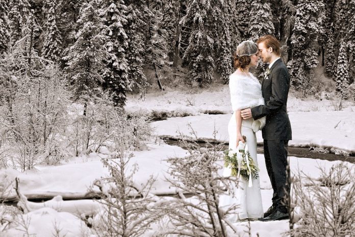 robe-mariage-hiver-une