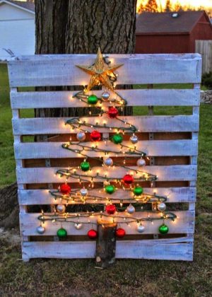 Deco DIY ext&eacute;rieur pour No&euml;l