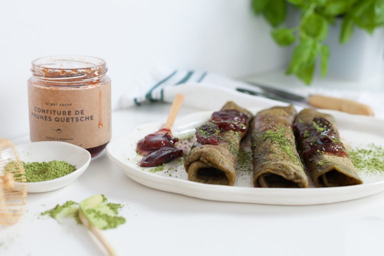 RECETTE – crêpes au thé matcha