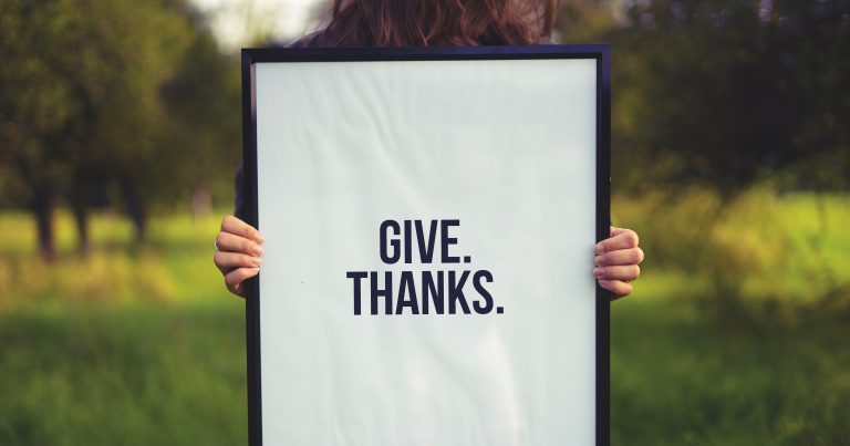 La gratitude… pas juste à l&rsquo;Action de grâce!